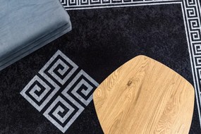 Koberec MIRO 52071.804 rám / grécky, čierny / biely