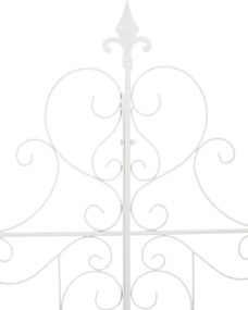 Mriežka na popínavé rastliny Mandevilla - 133 x 99 cm - Biela