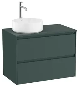 Kúpeľňová skrinka pod umývadlo Roca ONA 79,4x58,3x45,7 cm zelená mat ONADESK802ZZML