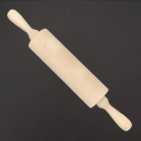 AMADEA Drevený valček, masívne drevo, dĺžka 38 cm