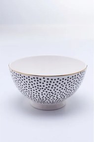 KARE DESIGN Sada 4 ks Miska na cereálie Dotty 15 cm 8,3 × 15,1 × 15,1 cm