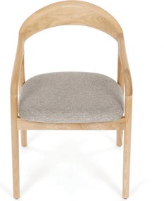 Jedálenská stolička masív jaseň DCH-V3202 Farba: Béžová