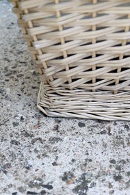 Súprava 3ks kvetináčov s vložkou French Basket Grey – 40*40*32/ 33*33*26/ 25*25*22 cm