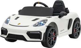 Elektrické autíčko Porsche Spyder RS 718 Lakier biele