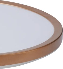 BRILAGI - LED kúpeľňové stropné svietidlo ULTRA SLIM LED/18W/230V pr. 30 cm ružové zlato IP54