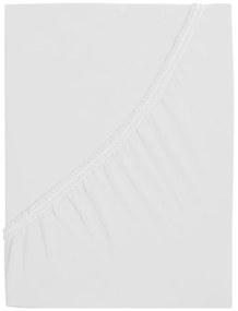 Jersey plachta do detskej postieľky EXCLUSIVE 70x140 cm biele