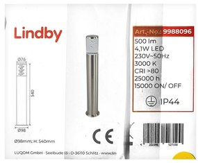 Lindby - LED Vonkajšia lampa BELEN LED/4,1W/230V IP44