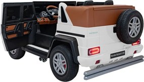 Elektrické autíčko Mercedes Benz MAYBACH G650 biele