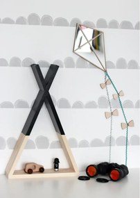 Zrkadlo Šarkan do detskej izby – akrylové zrkadlo z dreva 32x21 cm