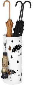 Moderný biely stojan na dáždniky