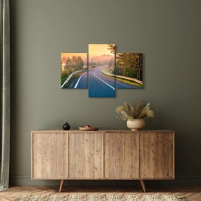 Obraz - Cesta pri východe slnka (90x60 cm)