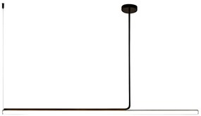 Toolight Toolight, LED stropné svietidlo 140cm, 14W, APP1660-CP, čierna, OSW-06994