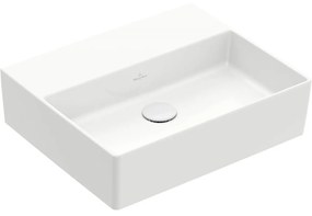 VILLEROY &amp; BOCH Memento 2.0 závesné umývadlo bez otvoru, bez prepadu, 500 x 420 mm, biela alpská, 4A225301
