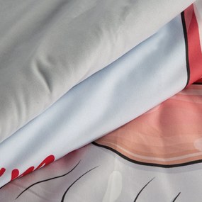 VIANOČNÉ OBLIEČKY Z MIKROVLÁKNA BEINER 160X200 CM, 2 KS 70X80 CM VZOROVANÉ