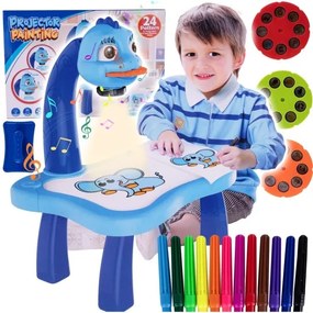 Projektor pre výučbu kreslenia modrý MalPlay