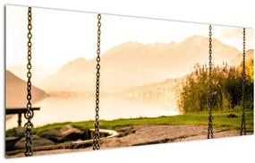 Obraz hojdačky v prírode (120x50 cm)