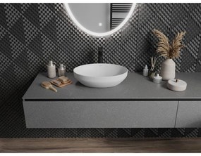 Mexen Cornelia, umývadlo na dosku 50 x 36 cm, platinová matná, 21885063