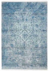Jutex Kusový koberec Laos 454 modrý, Rozmery 1.50 x 0.80