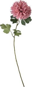 Dekorácia umelý kvet s tmavo ružovým kvetom - 10*10*54 cm