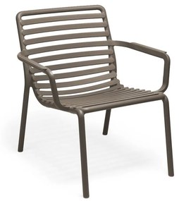 DOGA ARMCHAIR RELAX záhradná stolička s podrúčkami tabacco
