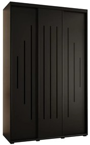 Skriňa 45 Canaris 12 180 čierna/čierna