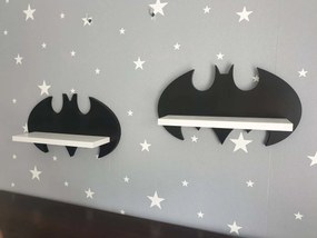 Polička batman - čierna