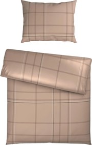 XXXLutz POSTEĽNÁ BIELIZEŇ satén taupe 140/200 cm Esposa - Obliečky & plachty - 007545010701