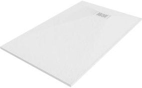 Mexen Hugo, obdĺžniková sprchová vanička SMC 150 x 90 cm, biela, biela krytka, 42109015-W