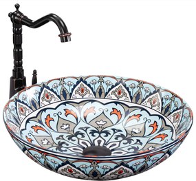 Rea Mexico, umývadlo na dosku 400x400x200 mm, viacfarebné, REA-U6030