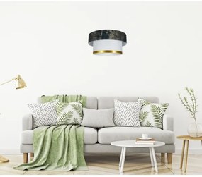 Luster na lanku RESSA 1xE27/60W/230V zelená