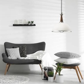 Sťahovací luster CHIARA 1xE27/60W/230V strieborná/buk