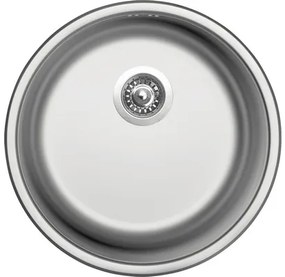Nerezový drez Sinks Round 450V 0,6 mm matný