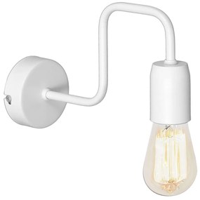 EZOP EKO | biela industriálna nástenná lampa