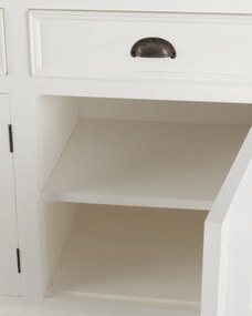 Komoda Dorothee 6 zásuviek, white&amp;natural