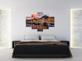Obraz - Nyhavn, Kodaň (150x105 cm)
