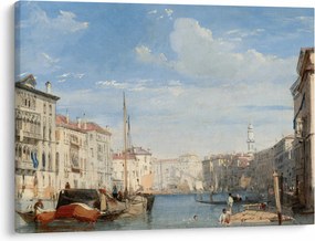 Obraz - Richard Parkes Bonington, The Grand Canal, reprodukcia (70x50 cm)