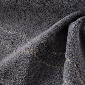 BAVLNENÝ UTERÁK KARIN 70X140 CM TMAVOSIVÁ