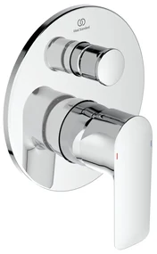 Vaňová podomietková batéria v lesklo striebornej farbe Connect Air – Ideal Standard
