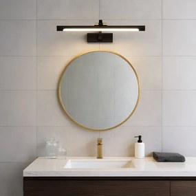 LED Kúpeľňové osvetlenie zrkadla VINCI LED/15W/230V 60 cm IP44 čierne