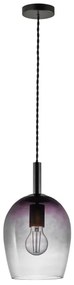 Nordlux - Závesný luster na lanku UMA 1xE27/40W/230V Ø 18 cm čierna/dymová