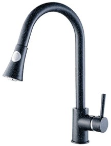 Laveo Daru, kuchynská batéria stojaca h- 410, čierna, LAV-BLD_769D