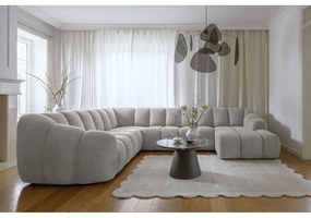 Svetlosivá rohová pohovka (ľavý roh/do tvaru "U") Shell – Miuform