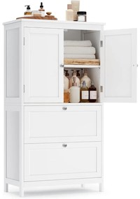 Kúpeľňová skrinka LAVORANO 110x60 cm, biela