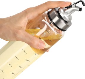 Zeller Present 2. akosť - Fľaša na olej / ocot, s dávkovačom a mernou stupnicou 500ml CHIP