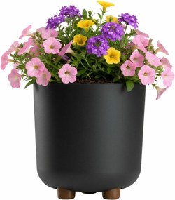 Plastový květináč na nožičkách Terra 21x19,3 cm - výber z 6 prevedení