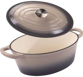 Lamart LT1305 Hrniec liatinový ovál Iron 28 x 22 cm, 3,5 l