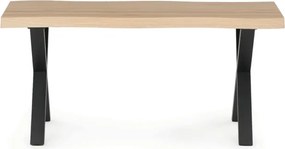 Konferenčný stolík CT-F4312 OAK divoký dub / čierny