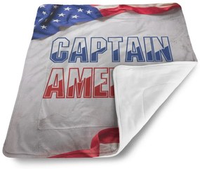 Sablio Deka pre bábätko Kapitán Amerika Vlajka - 90x120 cm