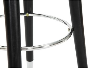 Sivá čalúnená barová stolička (výška sedadla 74 cm) Paris – Mauro Ferretti