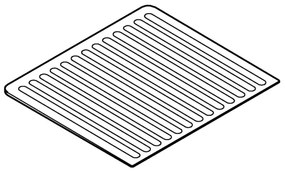 GROHE 40871K00 - Odkvapkávacia doska 450 x 400 mm keramika/čierna